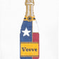 Texas Veuve Bottle