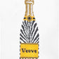 Zebra Veuve Bottle