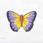 Yellow & Purple Butterfly