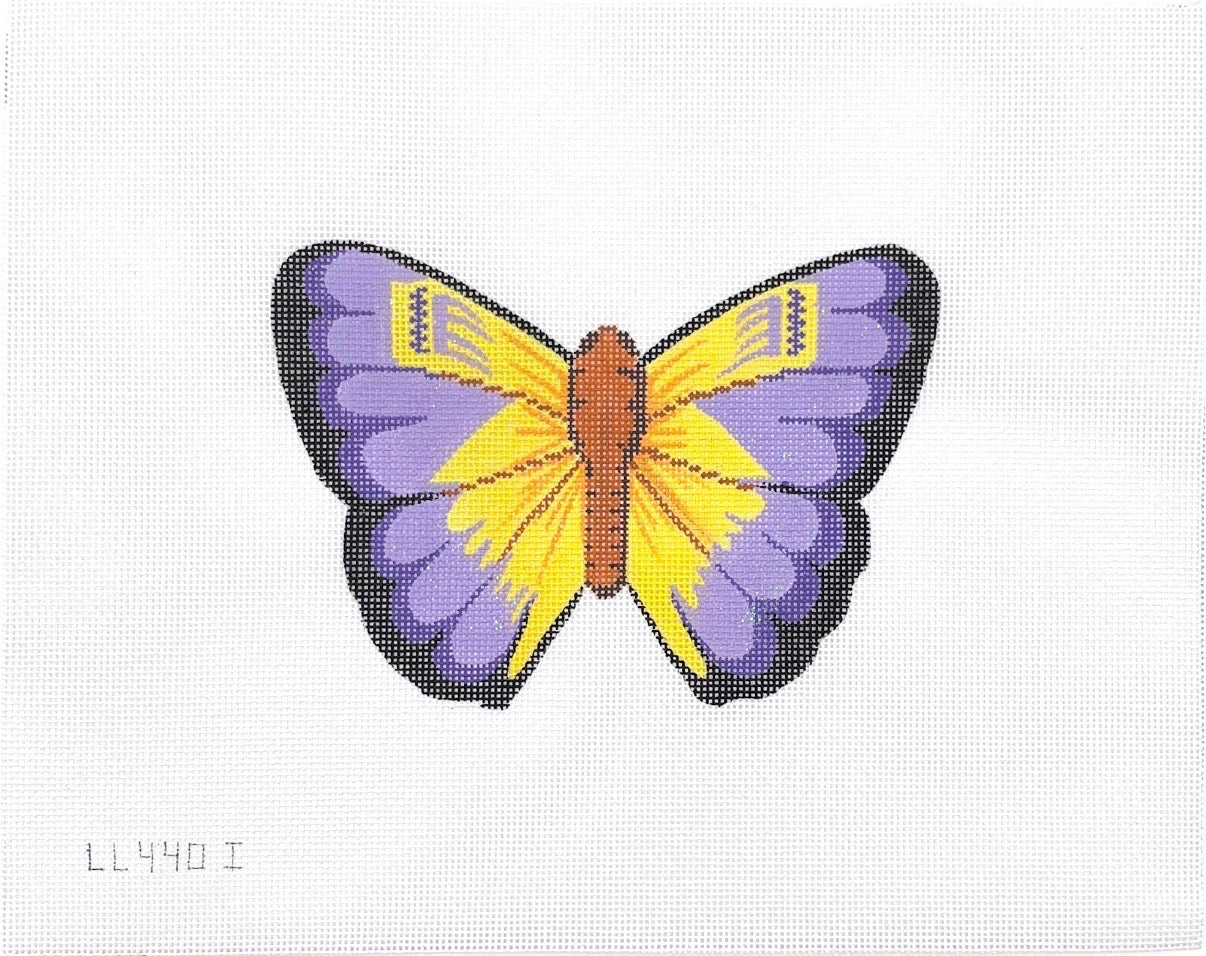 Yellow & Purple Butterfly