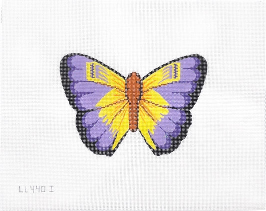Yellow & Purple Butterfly