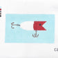 Fishing Lure Red/White
