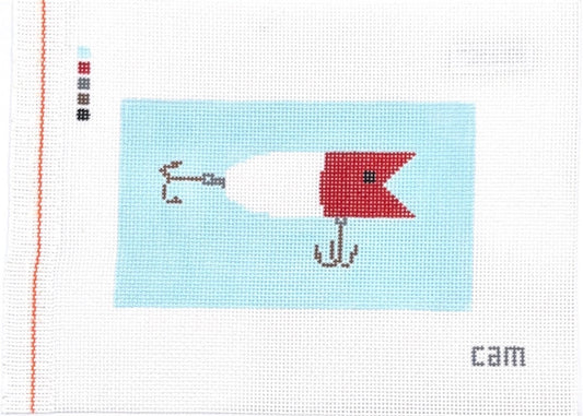 Fishing Lure Red/White