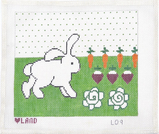 Bunny in Vegetable Patch