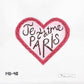 Je T'aime Paris Heart