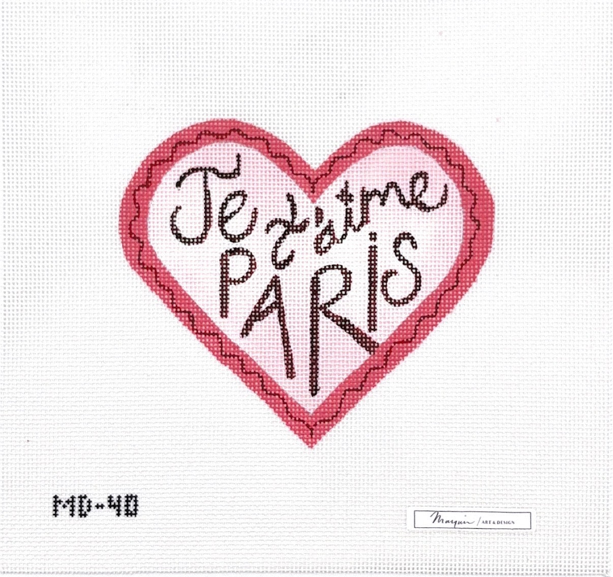 Je T'aime Paris Heart