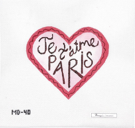Je T'aime Paris Heart