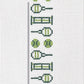 Tennis Time Key Fob