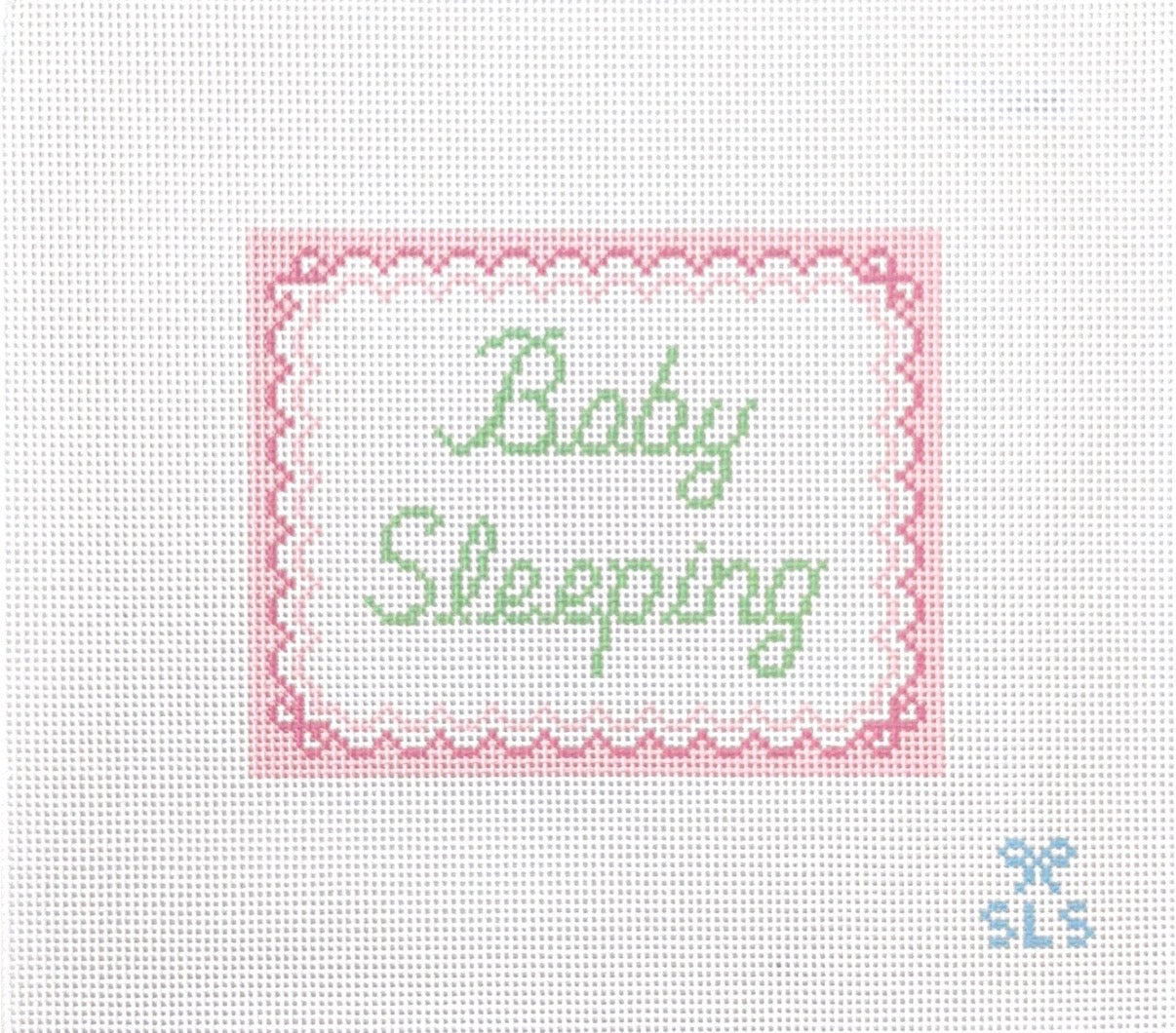 Baby Sleeping Pink Bows