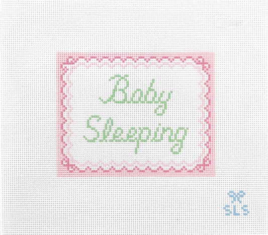Baby Sleeping Pink Bows
