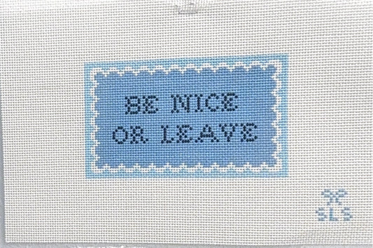 Be Nice or Leave