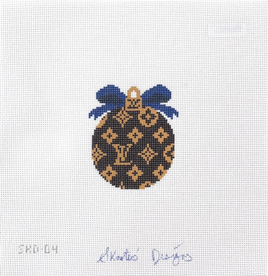 LV Ball Ornament