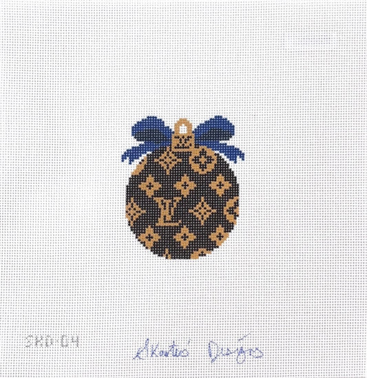 LV Ball Ornament