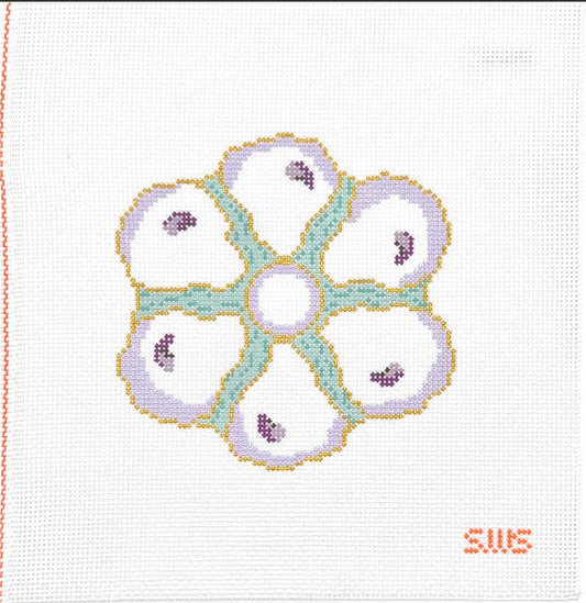 Oyster Plate Turquoise 13