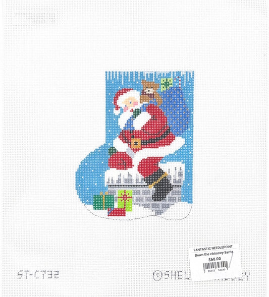 Down the chimney Santa