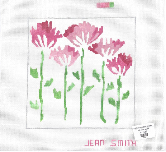 Pink Flowers 8x8