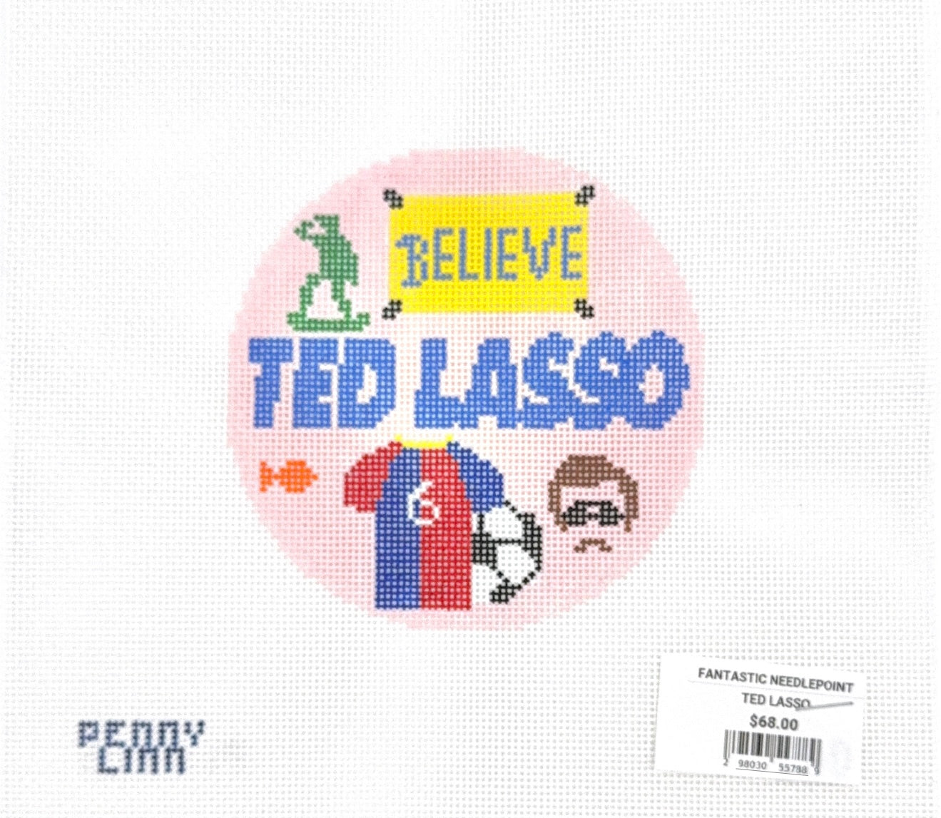 Ted Lasso Round – Fantastic Needlepoint