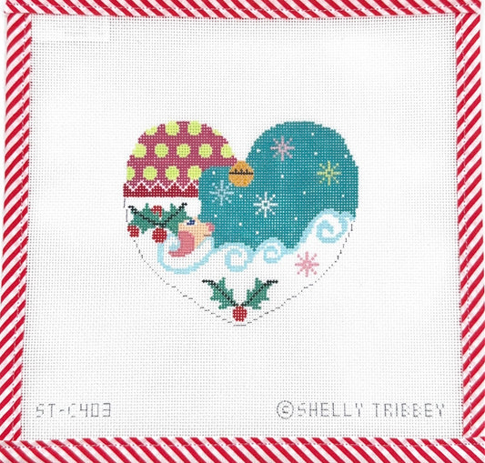 Heart Shaped Santa