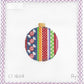 Merry Stripe Ball Ornament