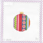 Merry Stripe II Ball Ornament