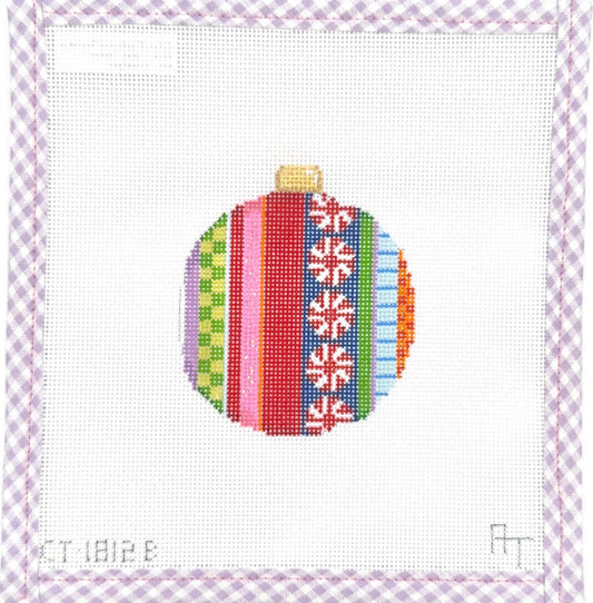 Merry Stripe II Ball Ornament
