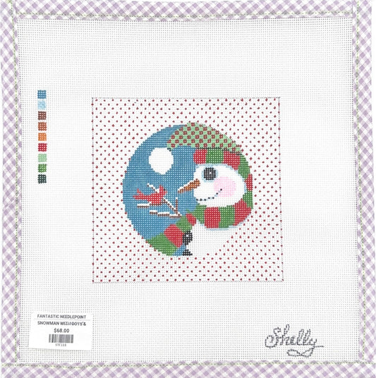 Snowman with Dots
