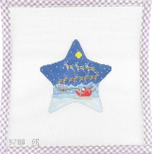 Star, Sleigh & 8 reindeer