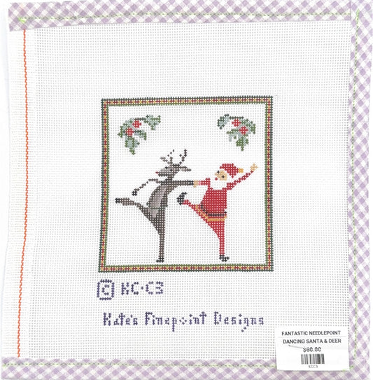 Dancing Santa & Deer