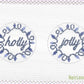 Holly Jolly Double-sided