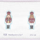 Double sided Nutcracker Maroon
