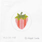 Peach Stripes Strawberry