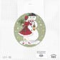 Betty with Snowman