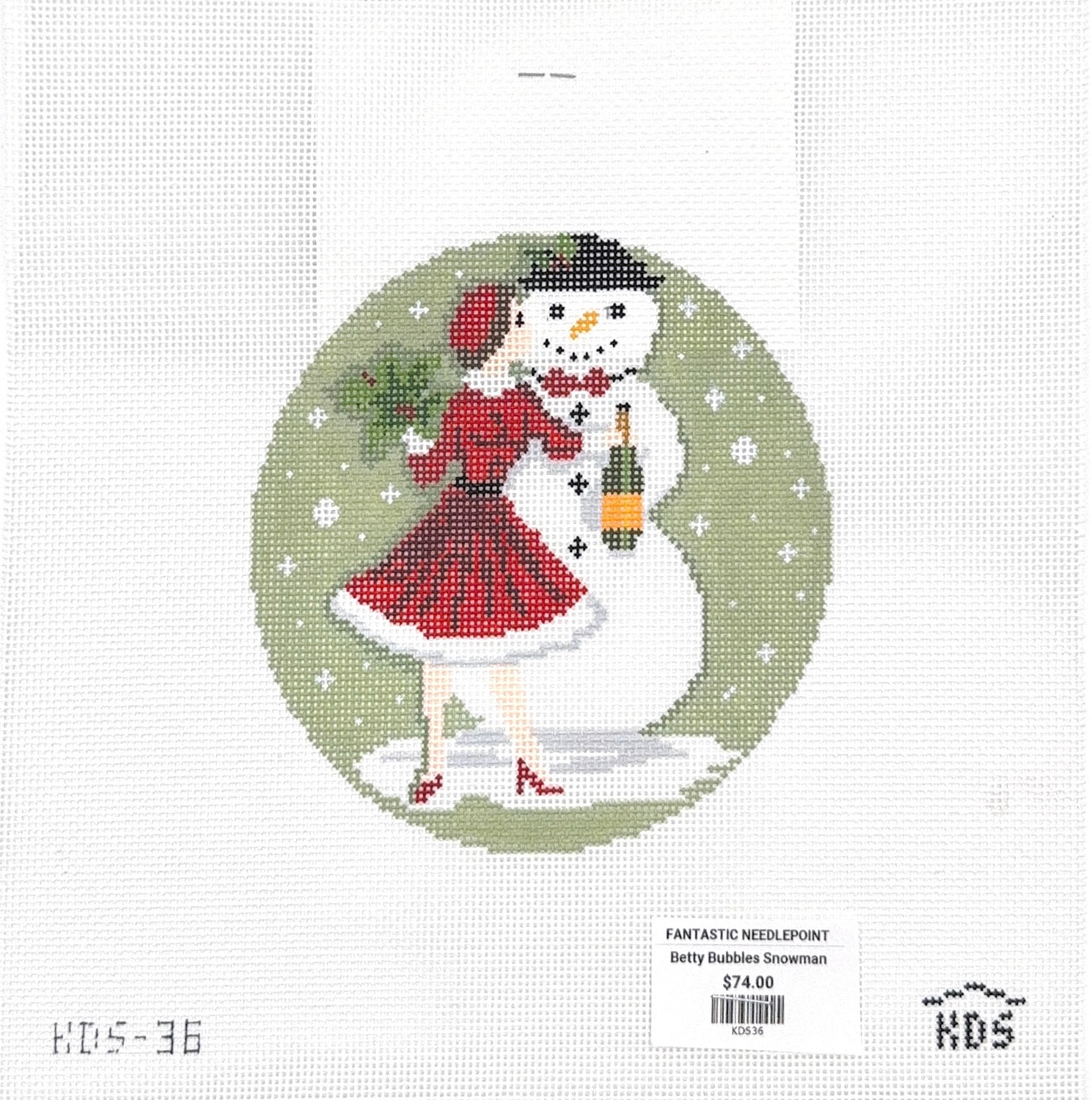 Betty with Snowman