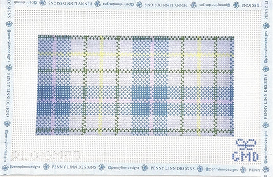 Plaid Lilac Eyeglass Case