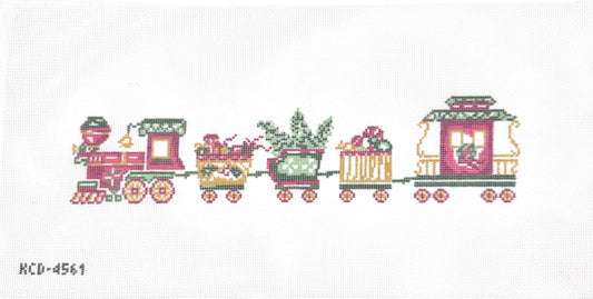 Christmas Train Bolster Pillow