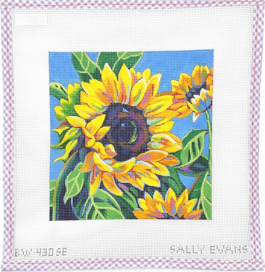 Sunflower Dance in Blue