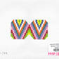 Rainbow V Scissor Fob