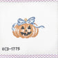 Blue Bow Pumpkin