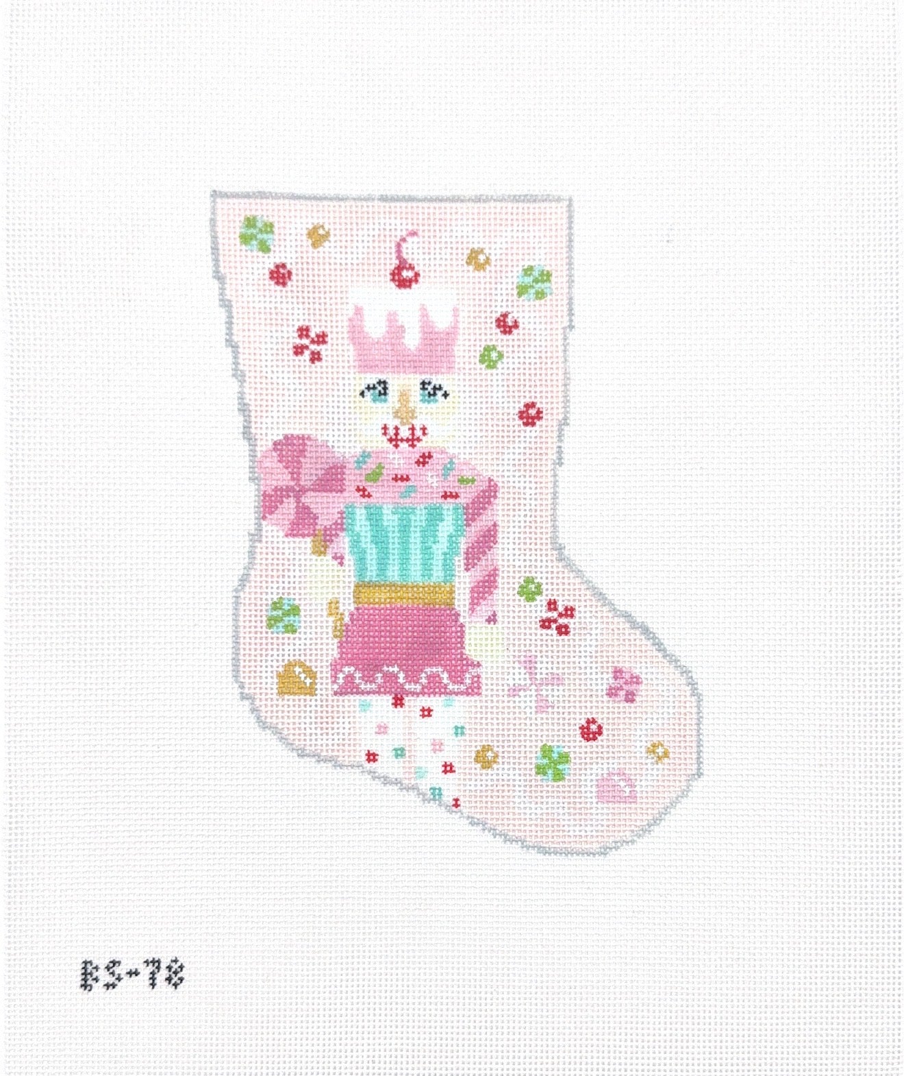 Sugar Sweet Pink Nutcracker Bauble Stocking