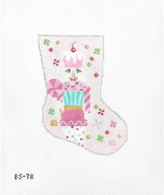Sugar Sweet Pink Nutcracker Bauble Stocking