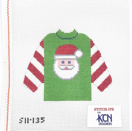 Santa Face Pullover