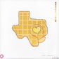 I heart Texas Waffle