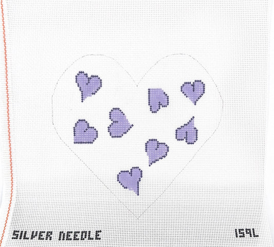 Lavender Heart Pillow