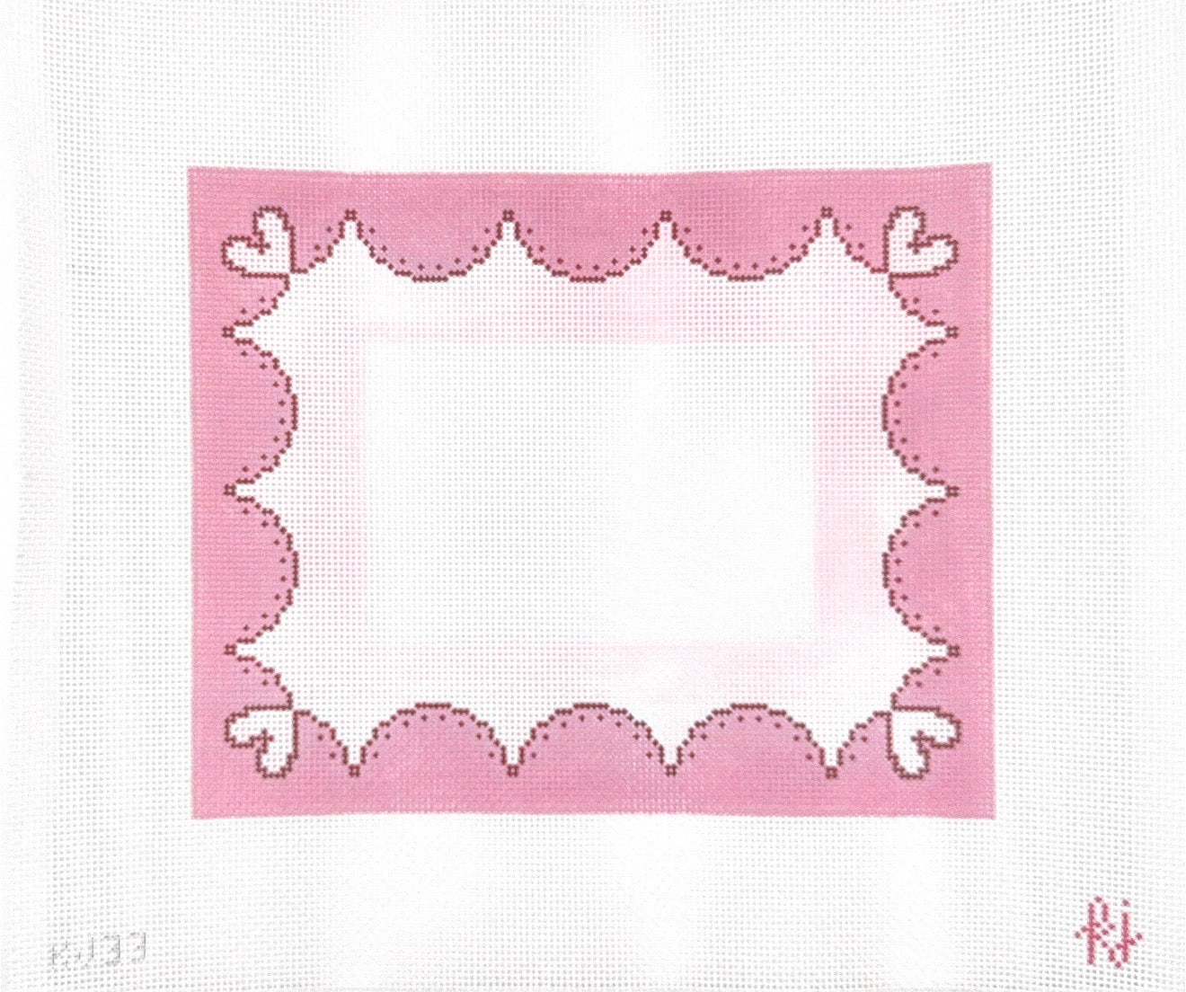 Pink Scallop Frame