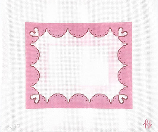Pink Scallop Frame