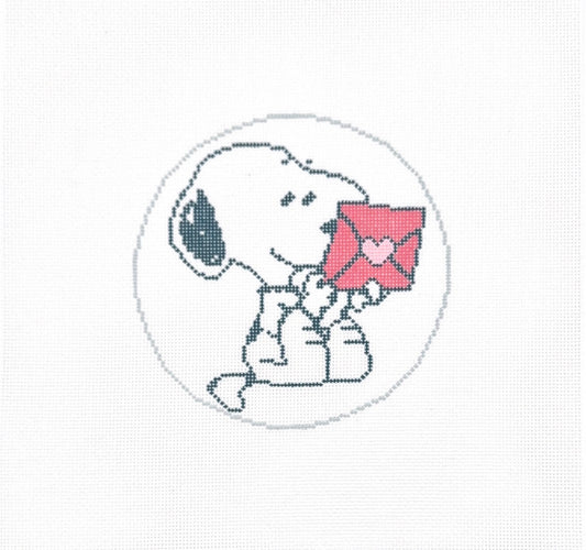 Snoopy Hugging Heart