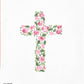 Pink Floral Cross