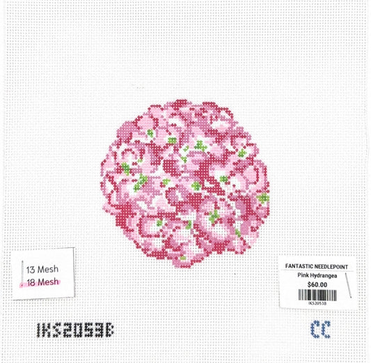 Pink Hydrangea Round