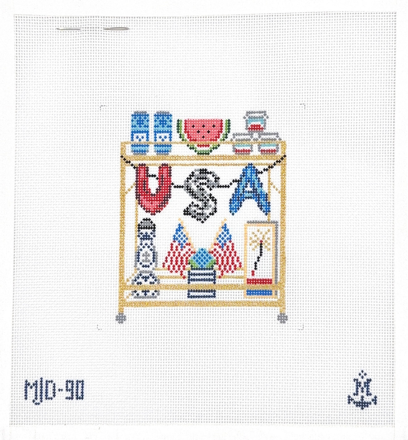 4th of July Bar Cart