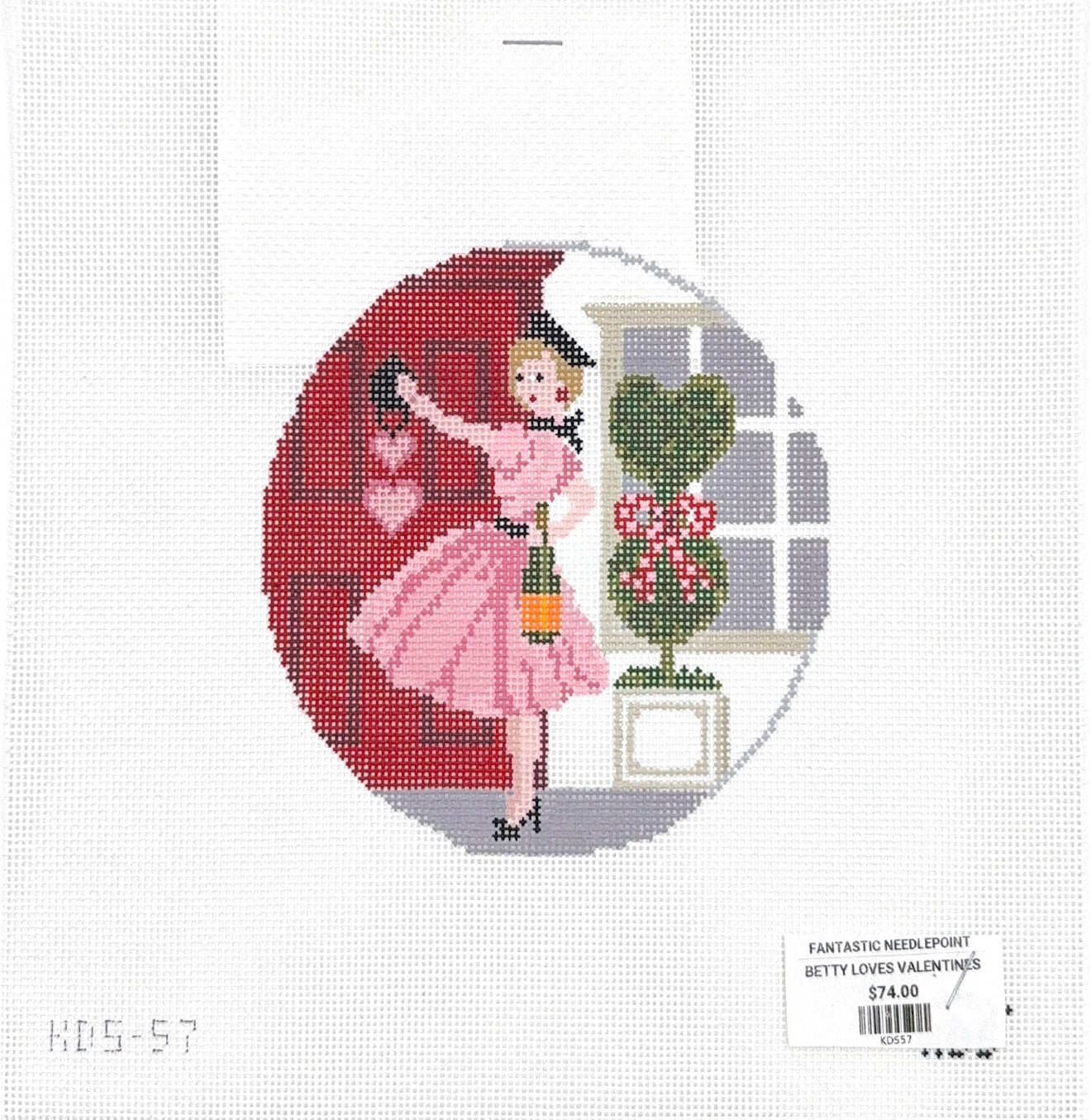 Betty Loves Valentines Day with stitch guide